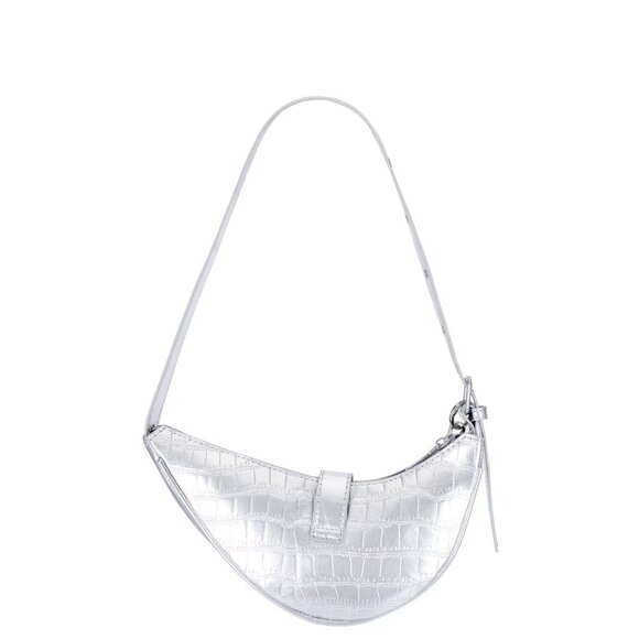 superdown Jade Faux Leather Bag in Silver New Womens Clutch Crossbody purse - Picture 2 of 12